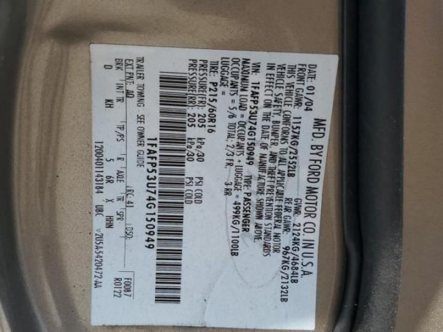 Ford Taurus Se Image 9