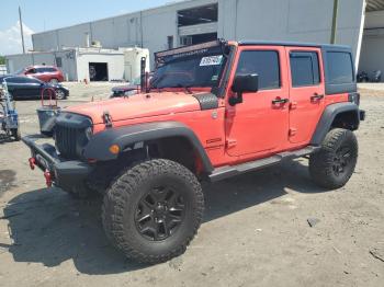  Salvage Jeep Wrangler