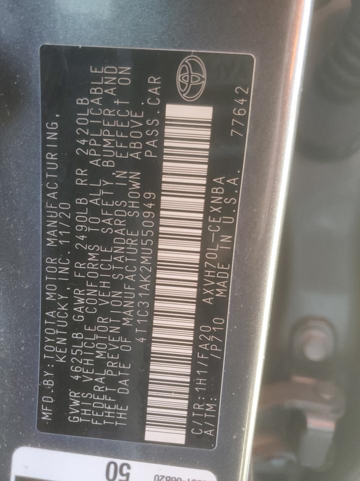 Toyota Camry Le Image 10