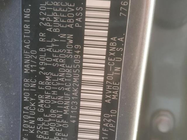 Toyota Camry Le Image 10