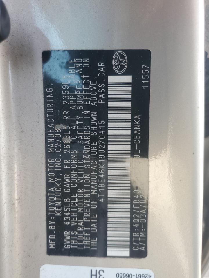 Toyota Camry Base Image 9