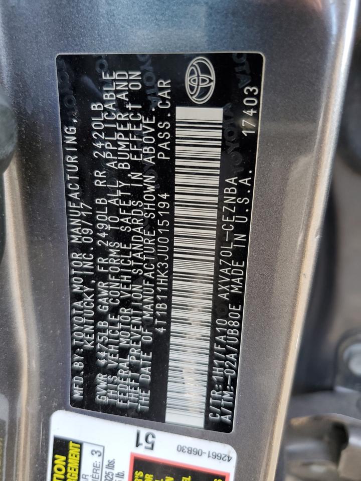 Toyota Camry L Image 4