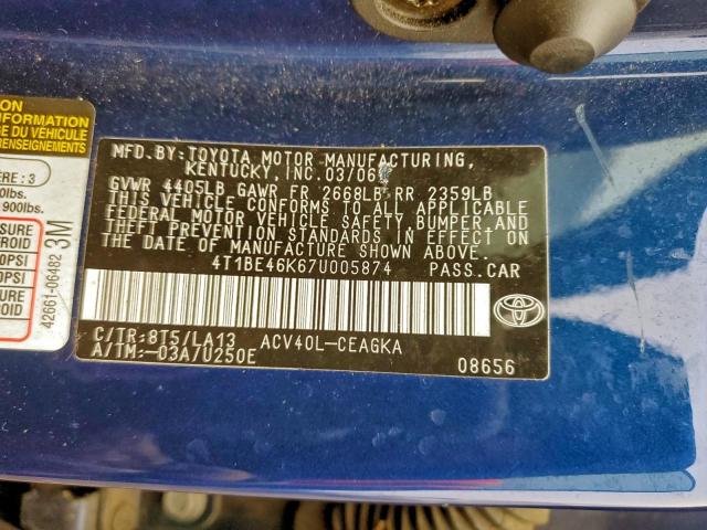 Toyota Camry Ce Image 10