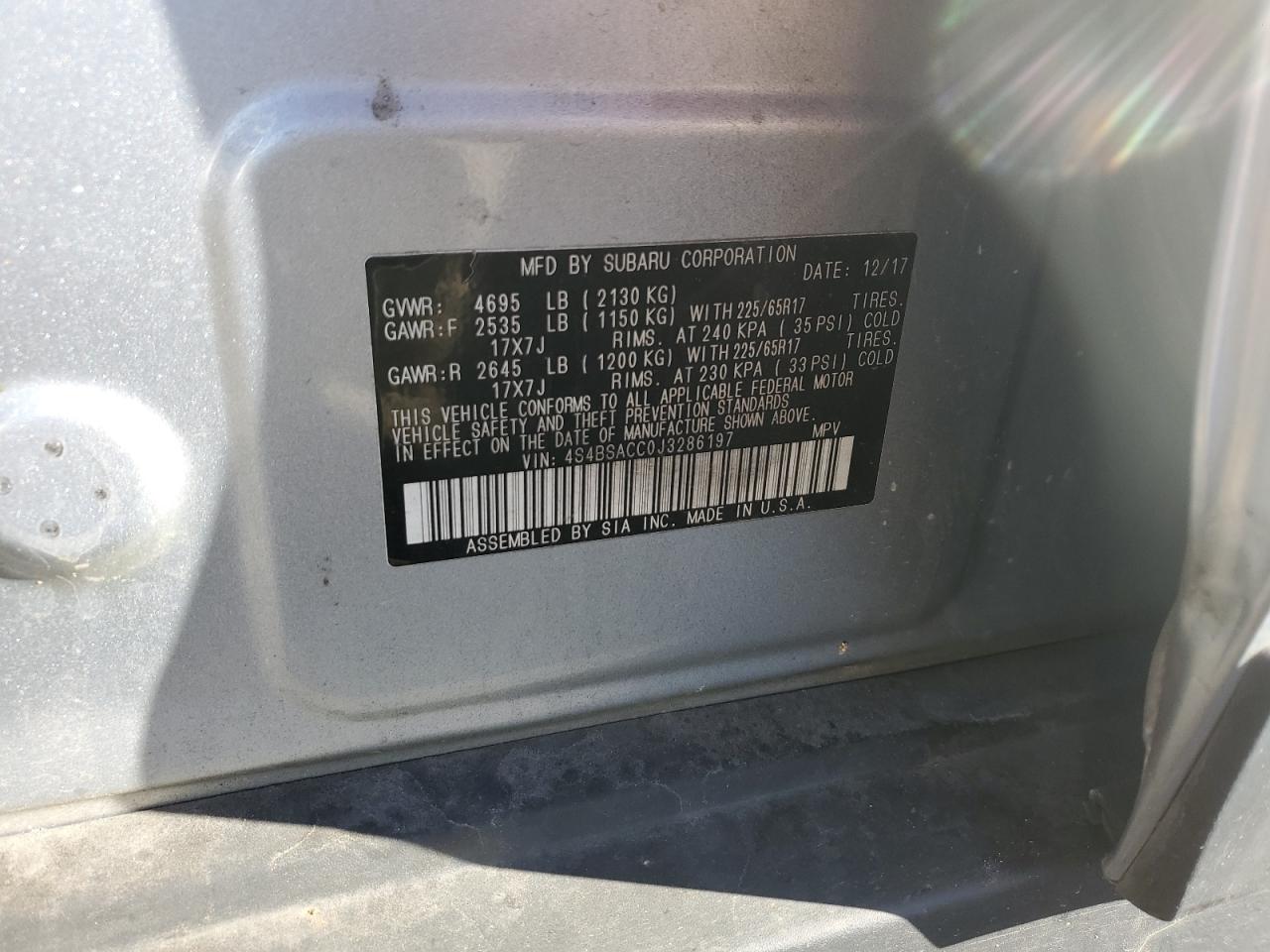 Subaru Outback 2.5i Premium Image 13