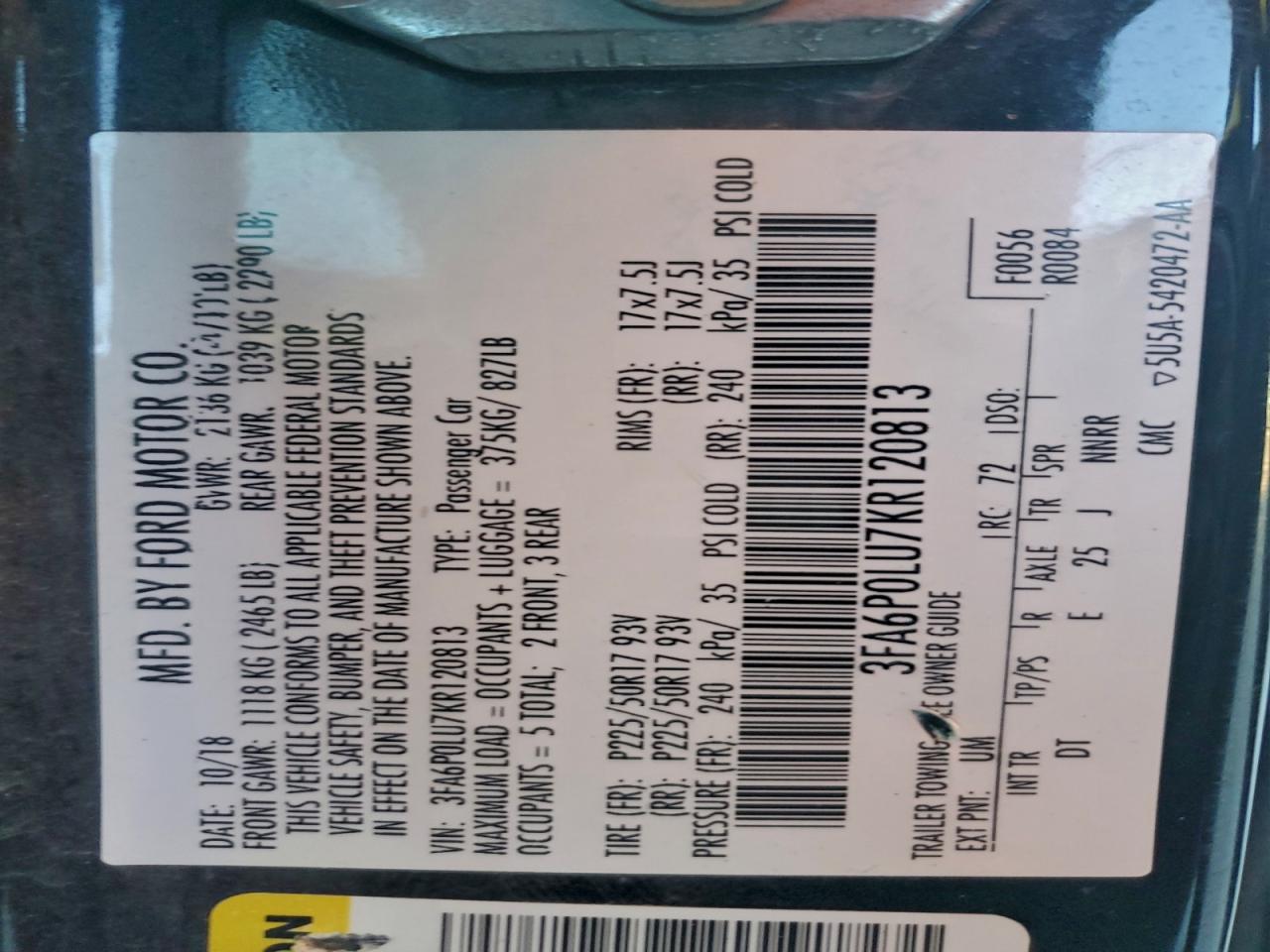 Ford Fusion Se Image 7