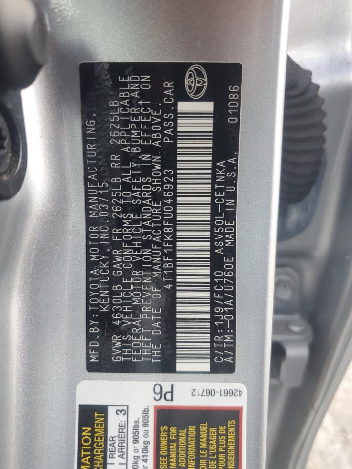 Toyota Camry Le Image 5