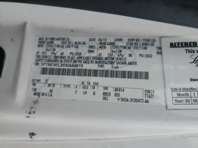 Ford E-350 E350 Super Duty Van Image 11