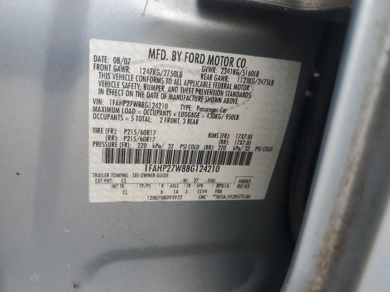 Ford Taurus Sel Image 12