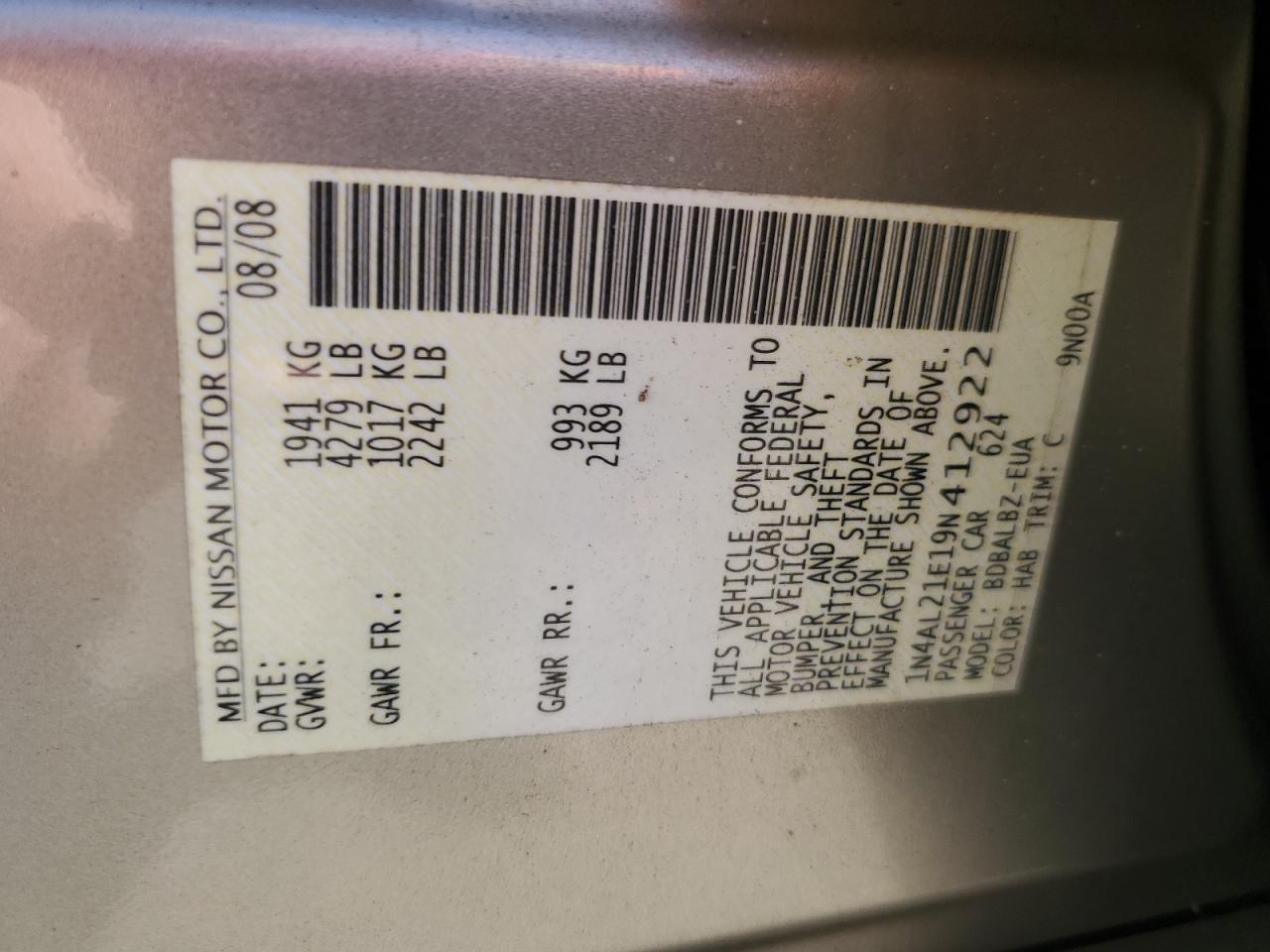 Nissan Altima 2.5 Image 10