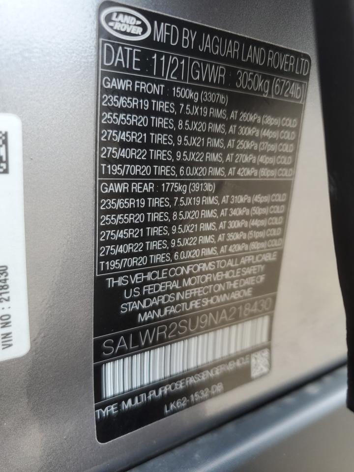 Land Rover Range Rover Hse Silver Edition Image 8