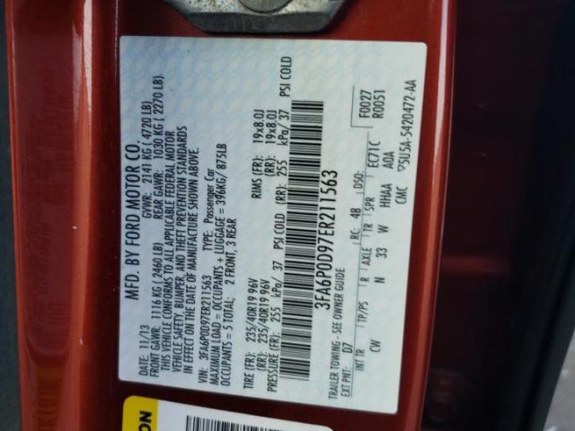 Ford Fusion Titanium Image 3