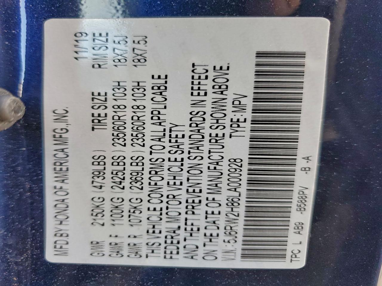 Honda Crv Exl Image 8