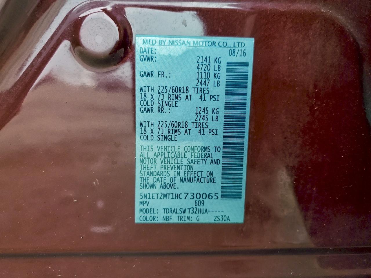 Nissan Rogue Sv Hybrid Image 6