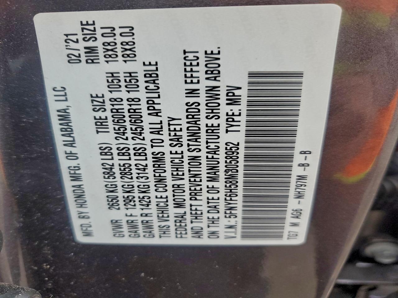 Honda Pilot Exl Image 12