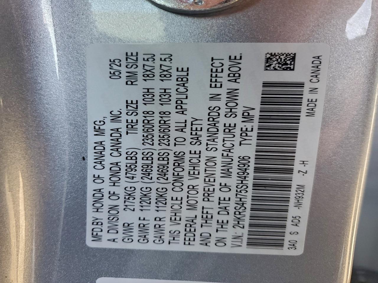 Honda Crv Exl Image 10