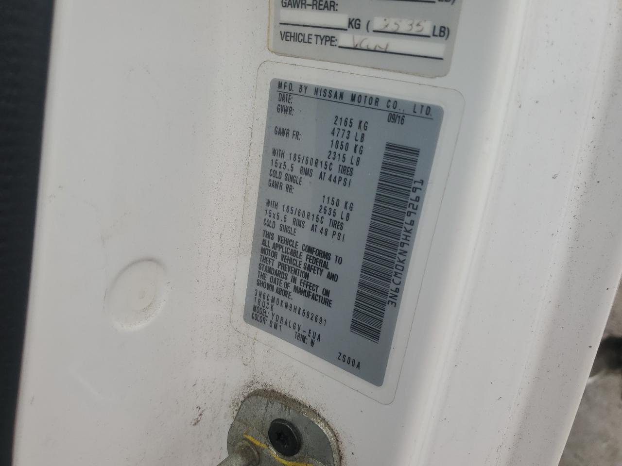 Nissan Nv 2.5s Image 3