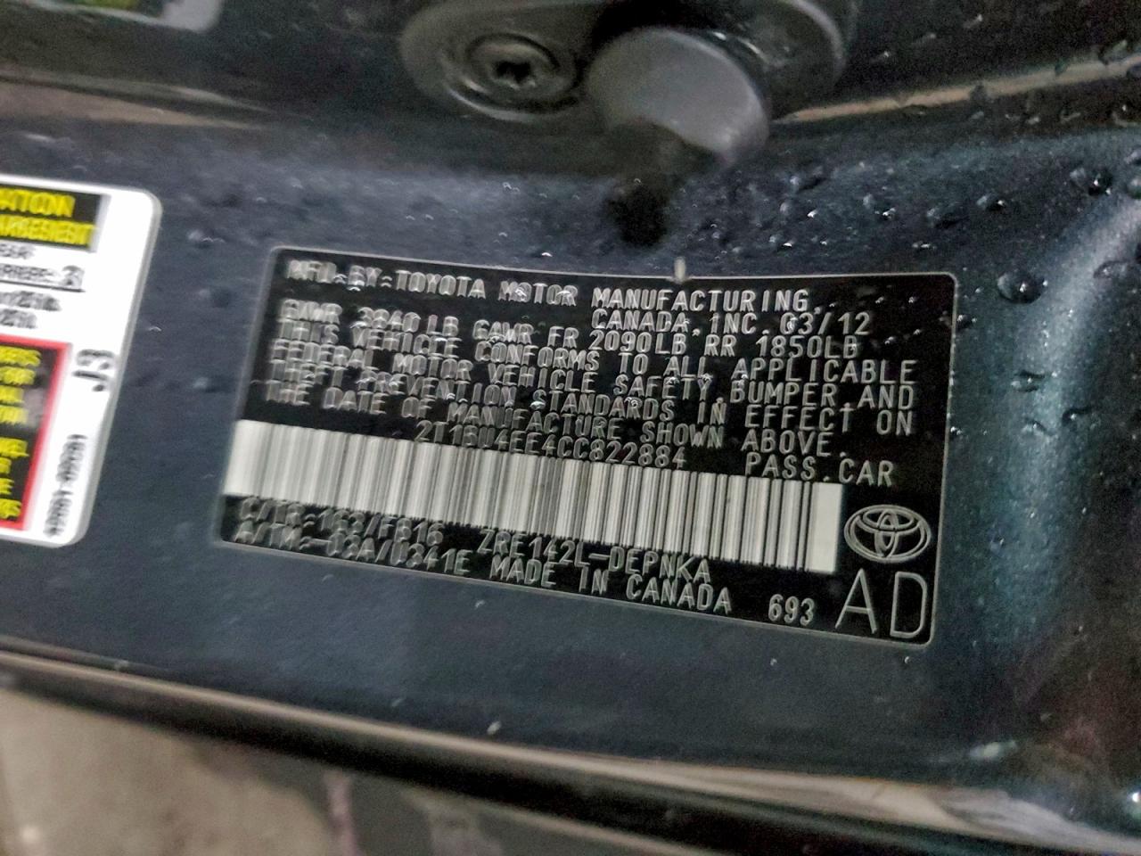 Toyota Corolla Base Image 7