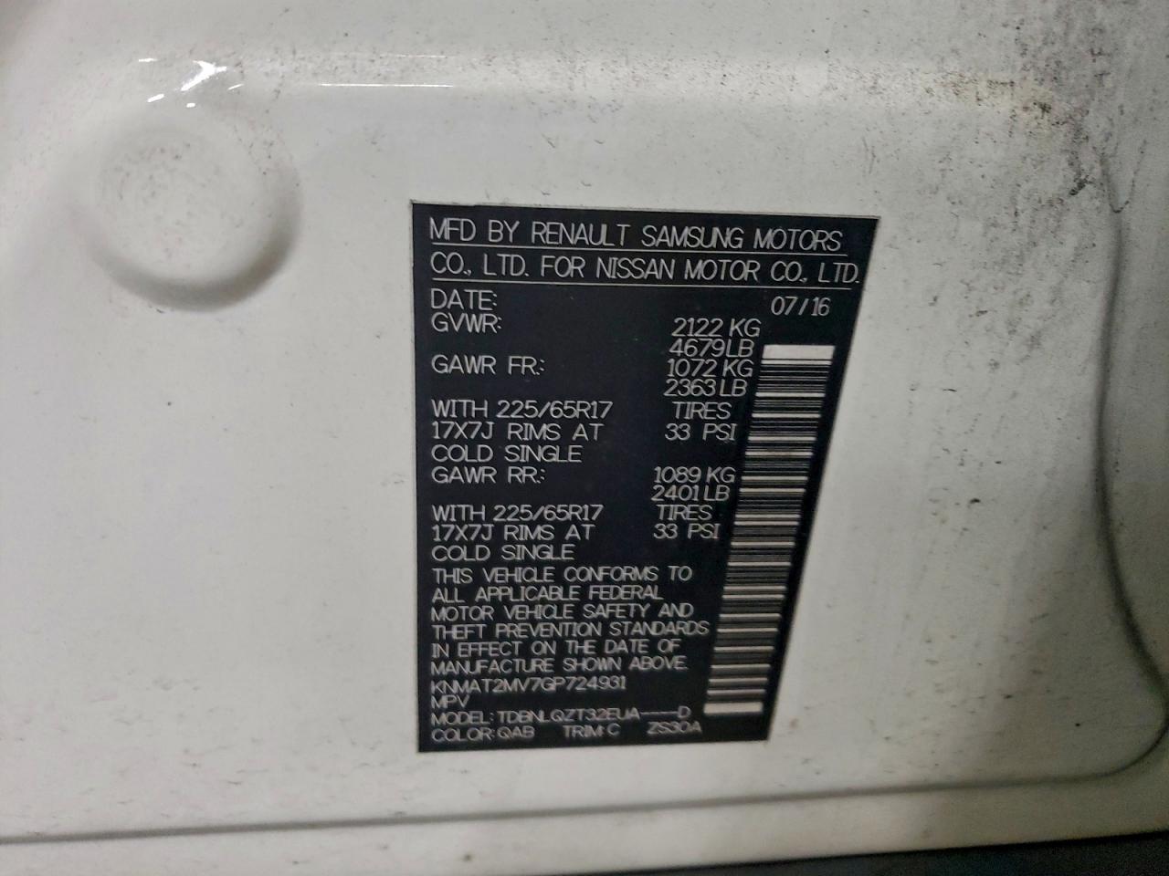 Nissan Rogue S Image 11