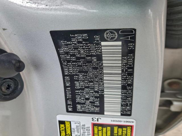 Toyota Corolla Base Image 7