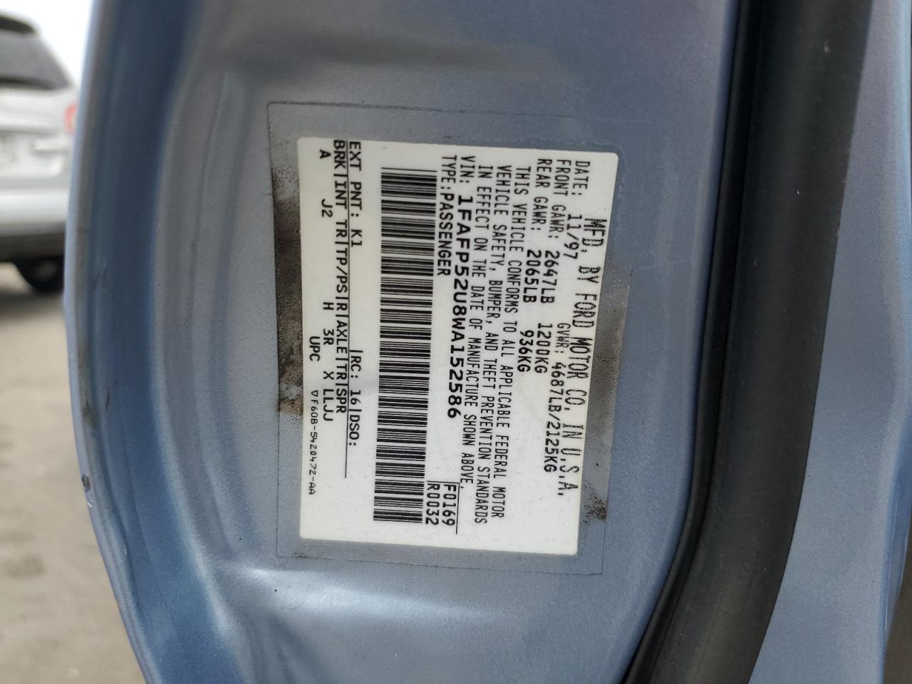 Ford Taurus Lx Image 12