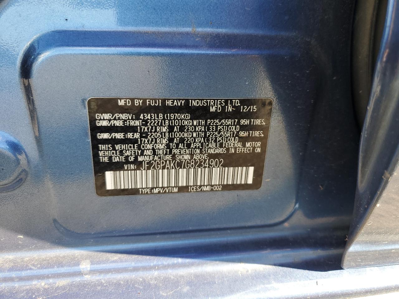 Subaru Crosstrek Limited Image 11