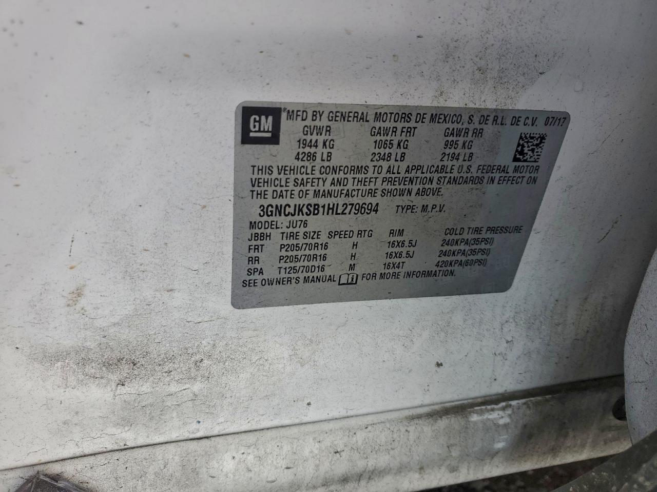 Chevrolet Trax Ls Image 2