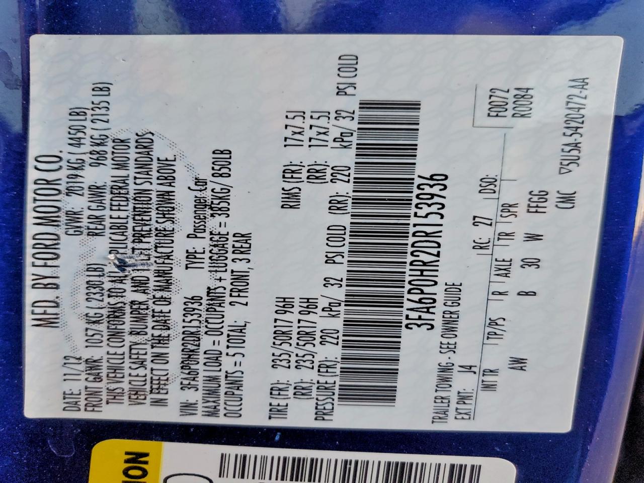 Ford Fusion Se Image 10