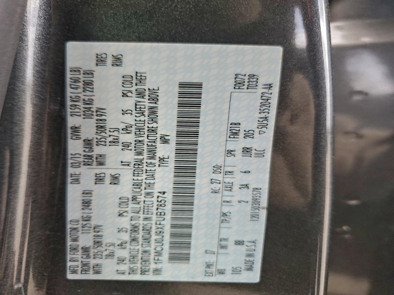 Ford Escape Titanium Image 12