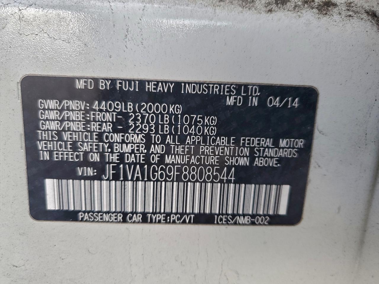 Subaru WRX Limited Image 11