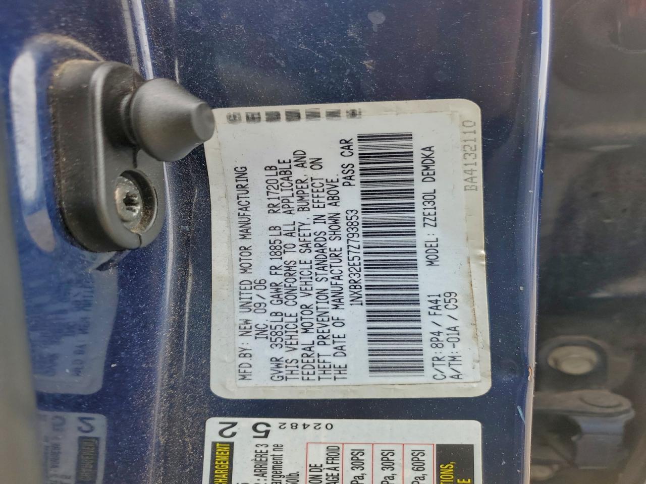 Toyota Corolla Ce Image 2