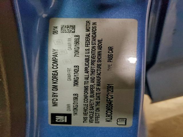 Chevrolet Spark 1lt Image 3