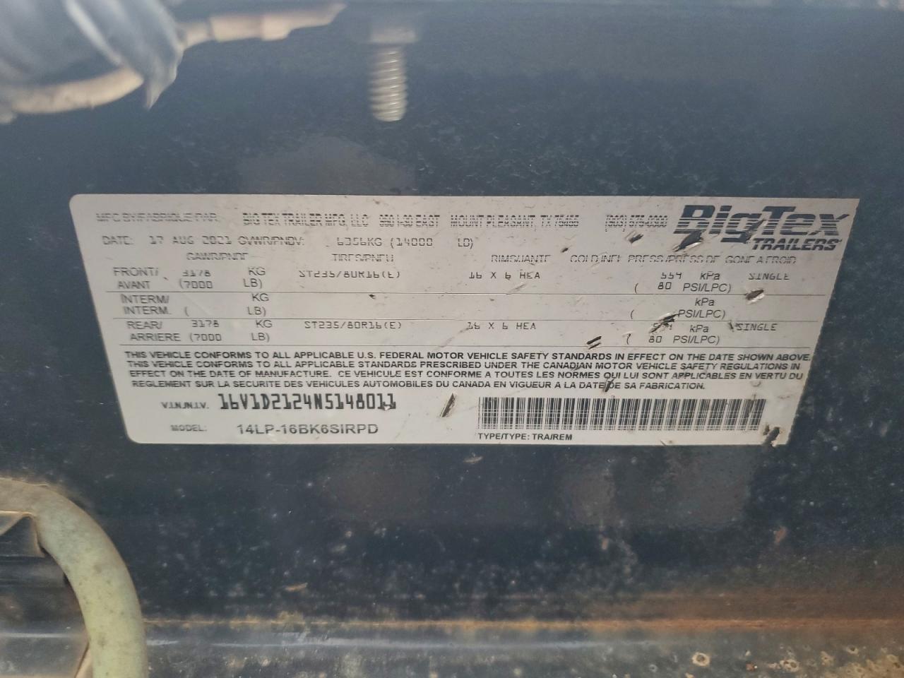 Big Tex 14 Lp- 16d Image 10