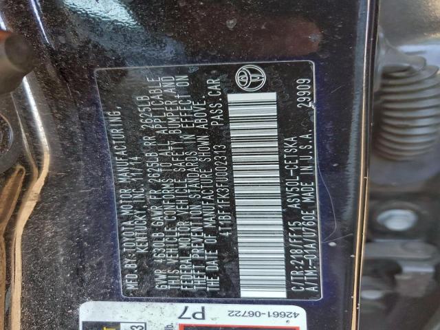 Toyota Camry Le Image 12