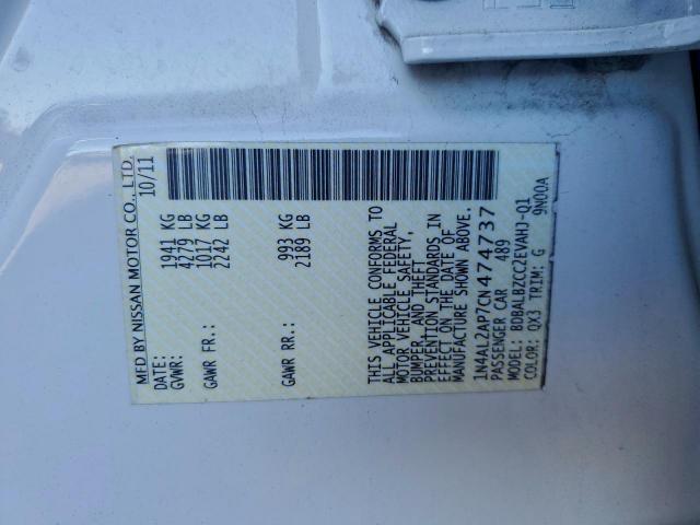 Nissan Altima Base Image 9