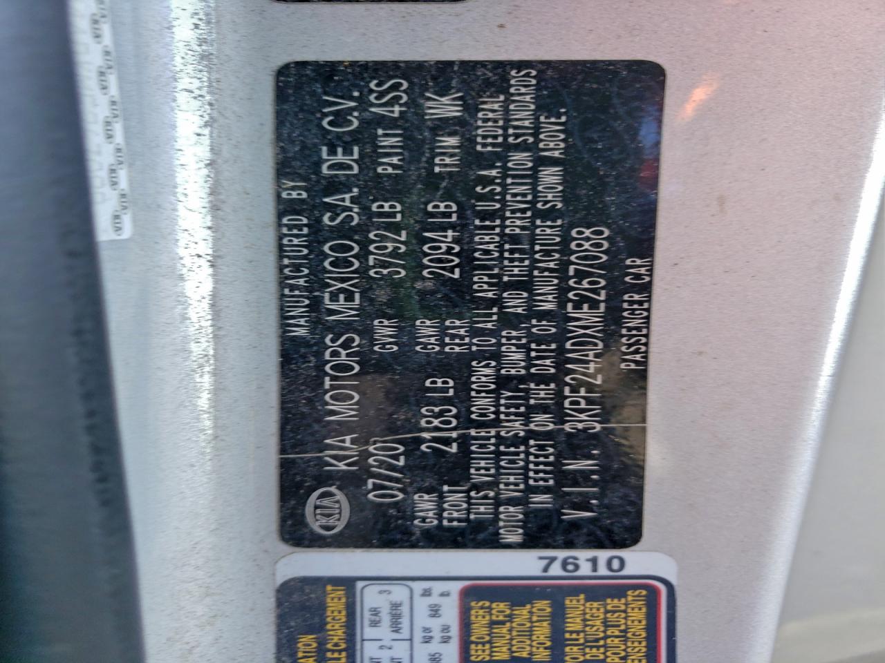 Kia Forte Fe Image 7