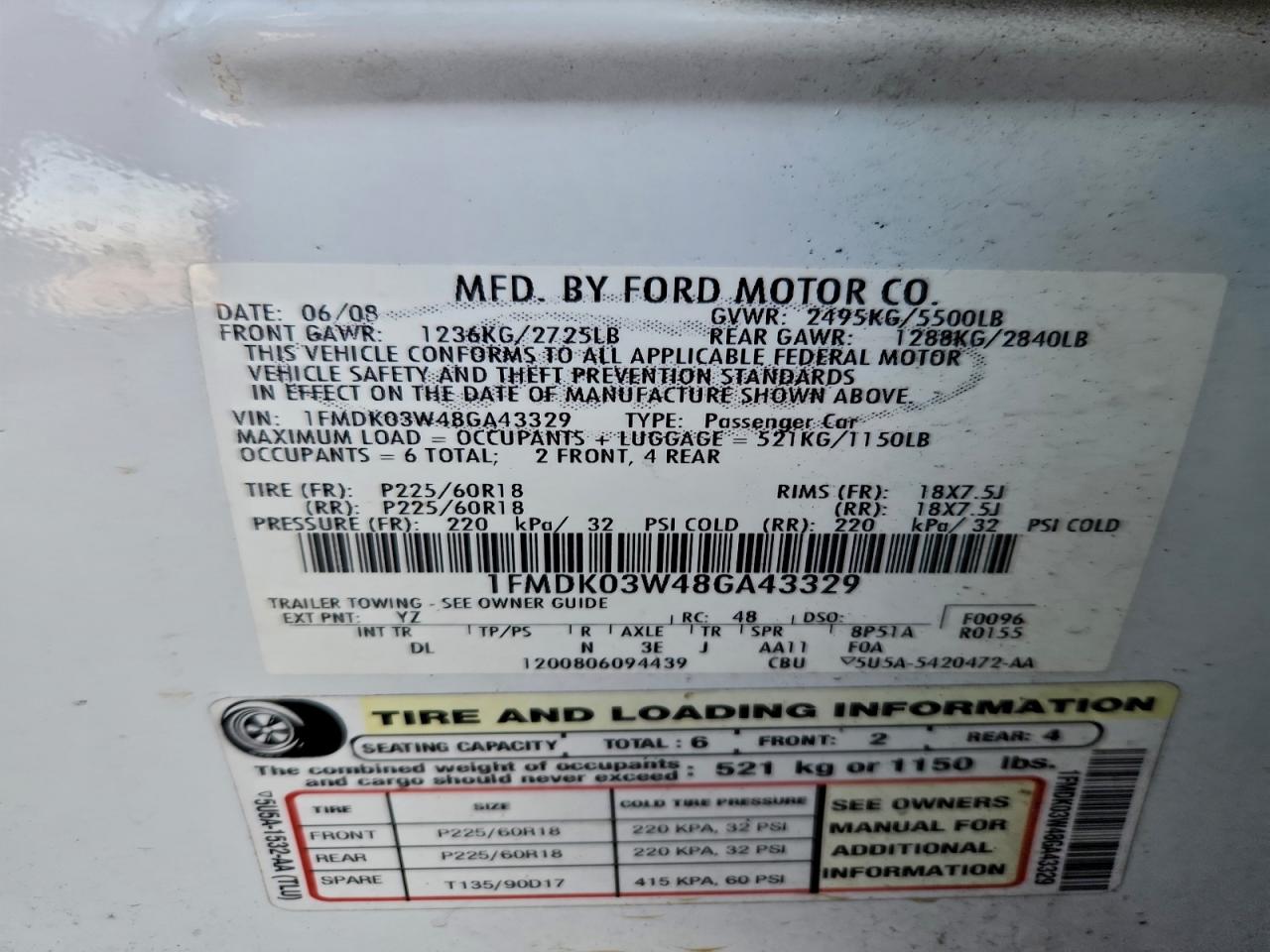 Ford Taurus Limited Image 13